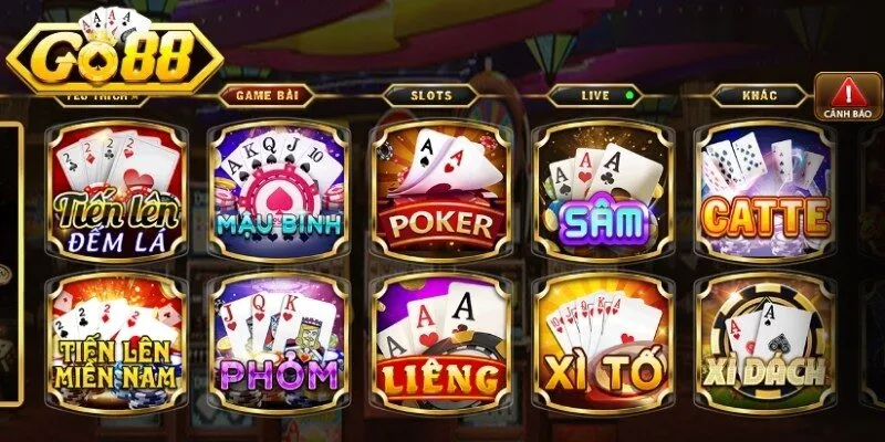 Trải nghiệm loạt game hấp dẫn tại sảnh cược game bài