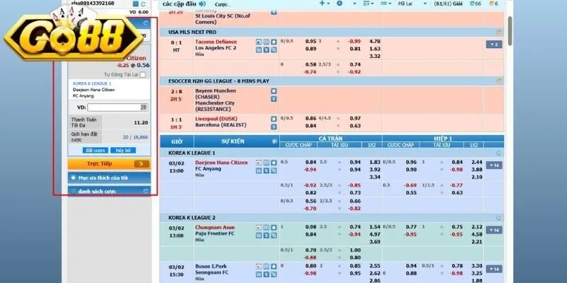 Kèo Châu Âu chơi rất đơn giản