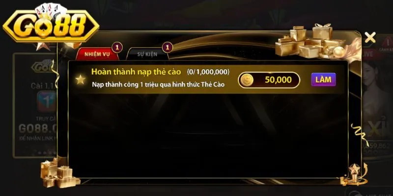 Các chương trình khuyến mãi Go88 được cổng game cập nhật 