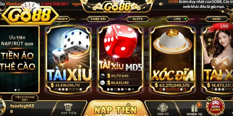 Nội dung giới thiệu luật chơi tài xỉu cụ thể