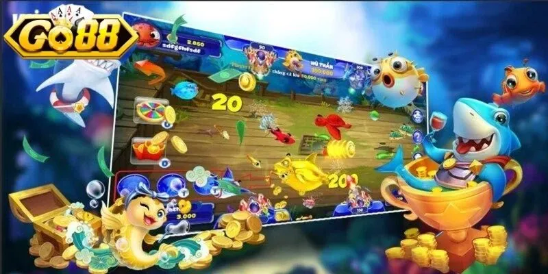 Hệ thống vũ khí Tiên bắn cá Go88 tiên tiến